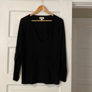 Nordstrom Open Edit Deep V sweater